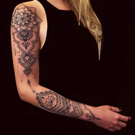 Mandala Half Sleeve Tattoo Ideas For Women Best Tattoo Ideas