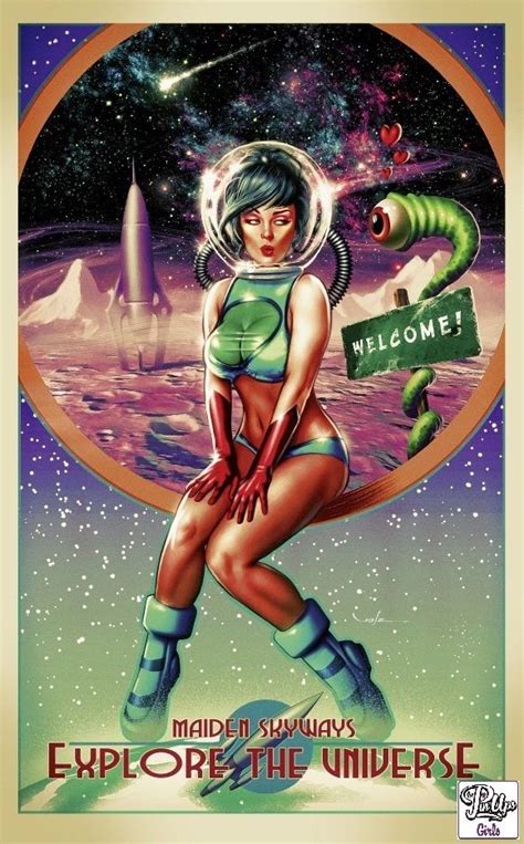 Pin By Jeff Svajdlenka On Retro Sci Fi Art Space Girl Scifi Fantasy