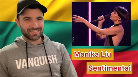 Reaction 🇱🇹 Monika Liu Sentimentai Pabandom Iš Naujo 2022 Eurovision 2022 Lithuania