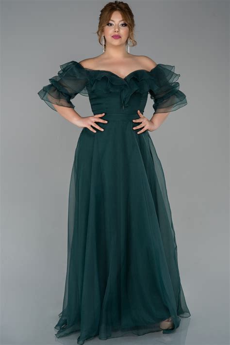 Long Emerald Green Evening Dress ABU1675 Abiyefon Com