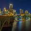 Night Skyline Of Minneapolis Photograph For Sale As Fine Art