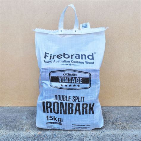 Firebrand Vintage Qld Ironbark 15kg Double Split Firebrand Bbq