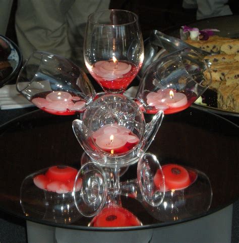 Wine Glass Center Piece Tutorial Yipee Wine Glass Centerpieces