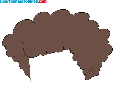 How To Draw Male Curly Hair Easy Drawing Tutorial For Kids