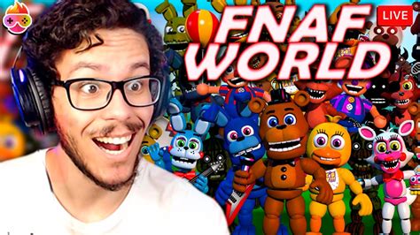 Jogando Fnaf Fofinho Fnaf World Nerdbrothers Live Youtube