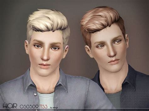 Wingssims Wings Os0509 M Sims Sims 4 Hair Male Sims Hair