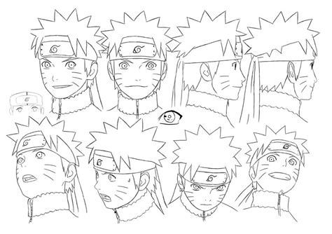 Naruto Faces By Claire Aegis Faust On Deviantart