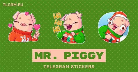 “mr Piggy” Stickers Set For Telegram
