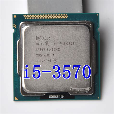 Intel I5 3570 Processor Quad Core 34ghz L36m 77w Socket Lga 1155