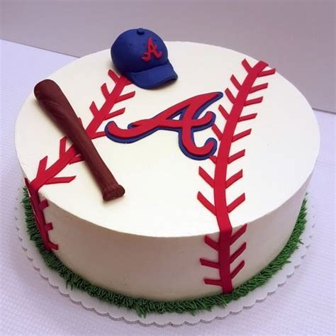 Baseball Birthday Cakes Brave Cakes Cake