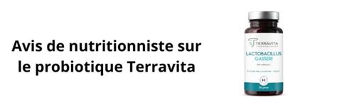 Notre Avis Sur Le Probiotique Terravita Lactobacillus Gasseri