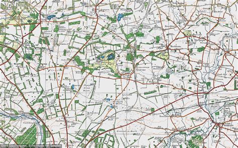 Historic Ordnance Survey Map Of East Wretham 1920