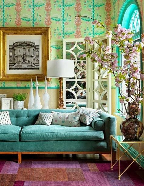 Cheery Aqua In A Spring Inspired Room