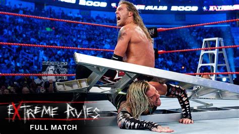 Full Match Edge Vs Jeff Hardy World Heavyweight Championship Ladder Match Wwe Extreme Rules