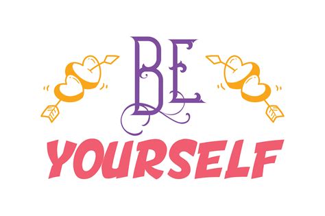 Be Yourself Graphic By Thelucky · Creative Fabrica