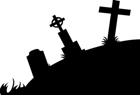 There are dark clouds, rain, and lightning. Free vector graphic: Tombstones, Cross, Graveyard - Free Image on Pixabay - 151263