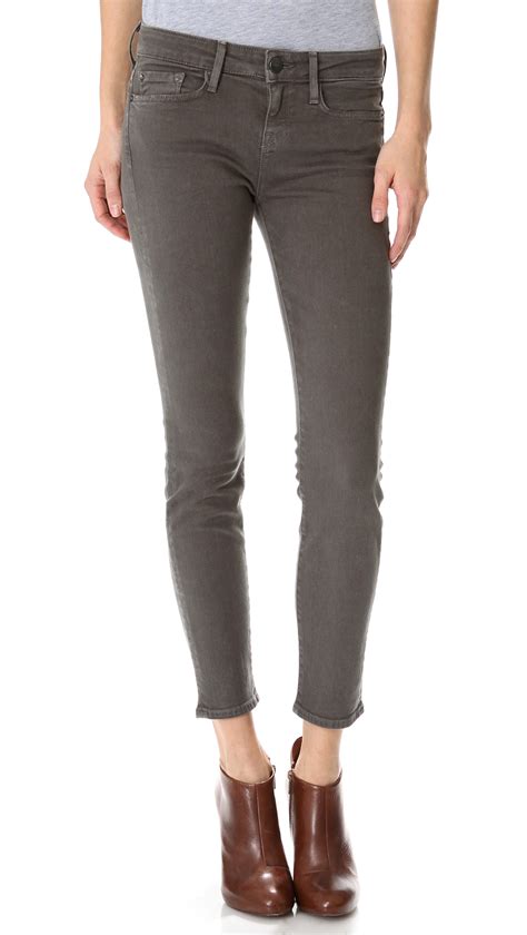 Lyst Vince Ankle Skinny Jeans In Natural