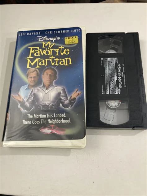 My Favorite Martian Vhs 1999 Disney Vintage 90s Video Tapes Movies