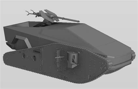 Free Stl File Cyber Tank・model To Download And 3d Print・cults