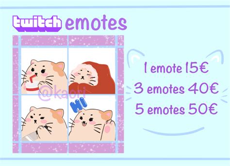 Create Custom Emote For Twitch And Discord By Kaorijuice Fiverr