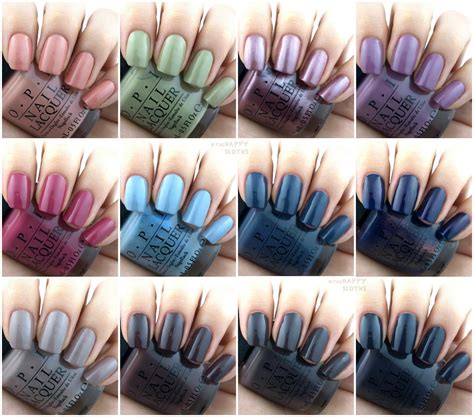 Opi Fall Iceland Collection Review And Swatches Opi Nail Colors Fall Gel Nails Trendy