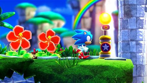 A Brand New Sidescroller Sonic Superstars Speeds Onto Switch This Year
