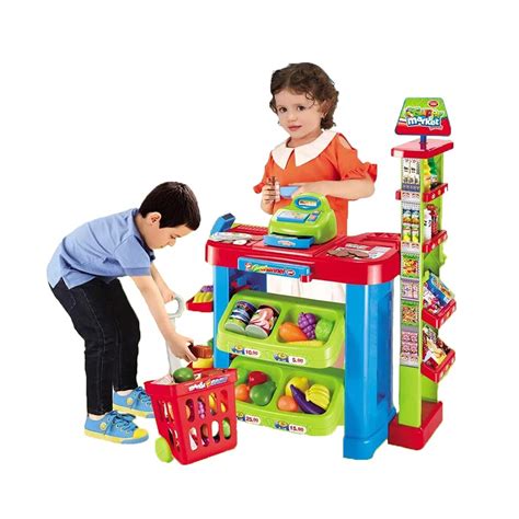 Buy Deao Supermarket Playset For Kids Grocery Store Pretend Play Role