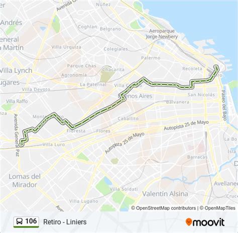 Ruta Horarios Paradas Y Mapas Retiro Liniers Actualizado Hot