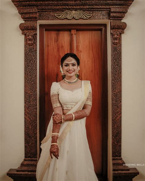 Bridal Dhavani Set From Ekatva Kerala Bride Long Skirt And Top Wedding Saree Indian