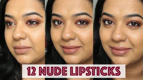 Top Nude Lipsticks For Pigmented Lips Indian Skintone Youtube