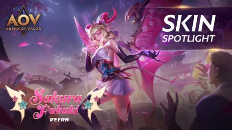 Veera Sakura Fubuki Skin Spotlight Garena Aov Arena Of Valor Youtube