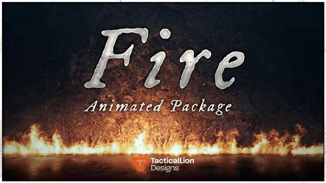 Fire Stream Package Animated Twitch Overlays Alerts Youtube