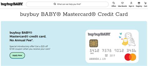 To apply for a credit card in the us, you'll need a valid social security number and a positive credit history. www.buybuybaby.com/store/creditcard - BuyBuy Baby Credit Card Bill Payment Process