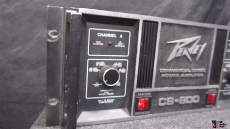 Peavey Cs 800 Classic American Power Amplifier Made In Usa Photo