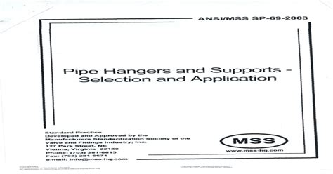 Mss Standards Pipe Hangers Download Pdf