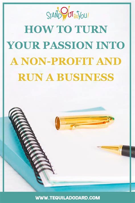 How To Turn Your Passion Into Non Profit And Run A Business In 2021 Learn Business Online Job