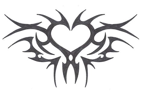 Tribal Heart Designs With Names