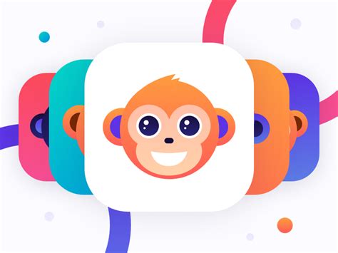 Monkey is about making friends and having fun. Monkey.Cool App Icon by Dmitri Litvinov | Dribbble | Dribbble