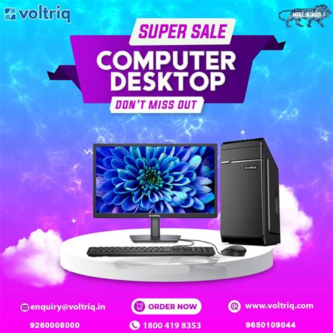 Desktop Computer Manufacturer India Voltriq