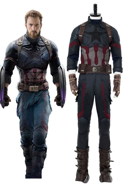 Avengers 3 Infinity War Captain America Steven Rogers Outfit Uniform