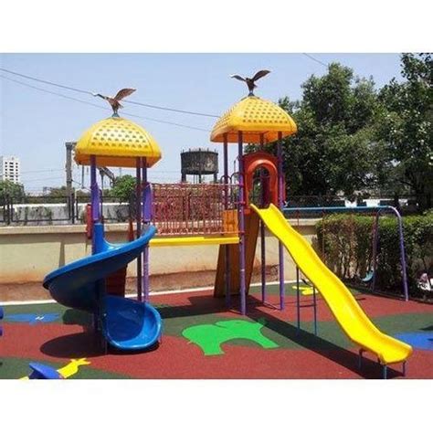 Multicolor Frp With Ms Multiplay Playground Slides Age Group 5 14 At