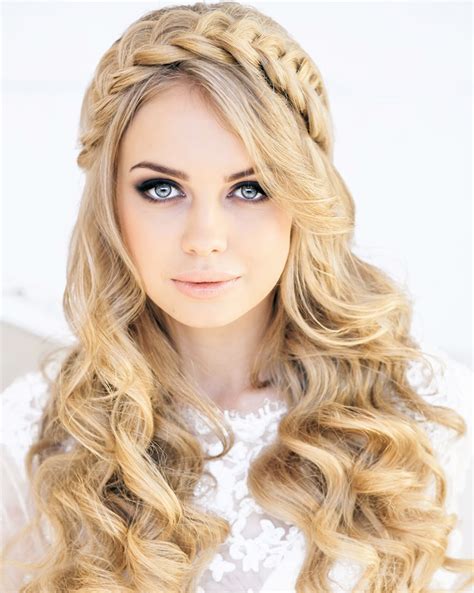 Use heat protectants and a shine spray after. Wedding Hairstyles For Long Hair Images Photos Pictures