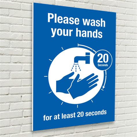 Wash Your Hands Sign Perfect For Schools Range Of Sizes