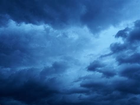 Gambar Cuaca Gumpalan Awan Biru Awan Awan Hujan Badai Suram