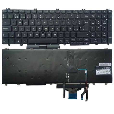 New Backlit Spanish Keyboard For Dell Precision 3500 3501 3541 Latitude