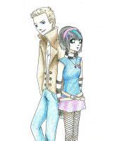 Cute Anime Emo Couple By Strandedtal On Deviantart