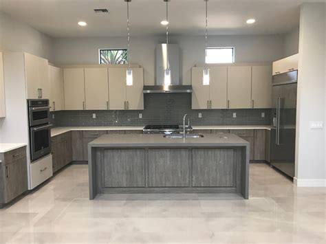 Dec 08, 2016 · above: Modern Kitchen Countertop Gray and White Quartz in Boca ...