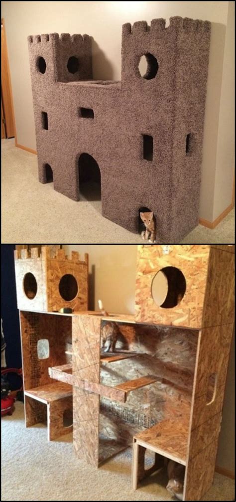 Cat Castles To Keep Your Indoor Cat Busy Diy Projects For Everyone
