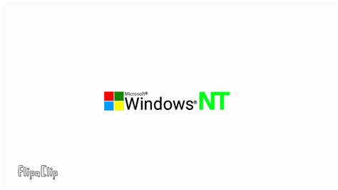 Windows Nt Logo Remake Made By Tdstoons Youtube