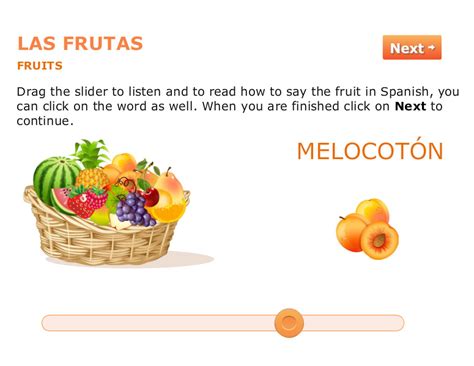 Learn Basic Spanish Las Frutas Fruits Elsi Caldeira